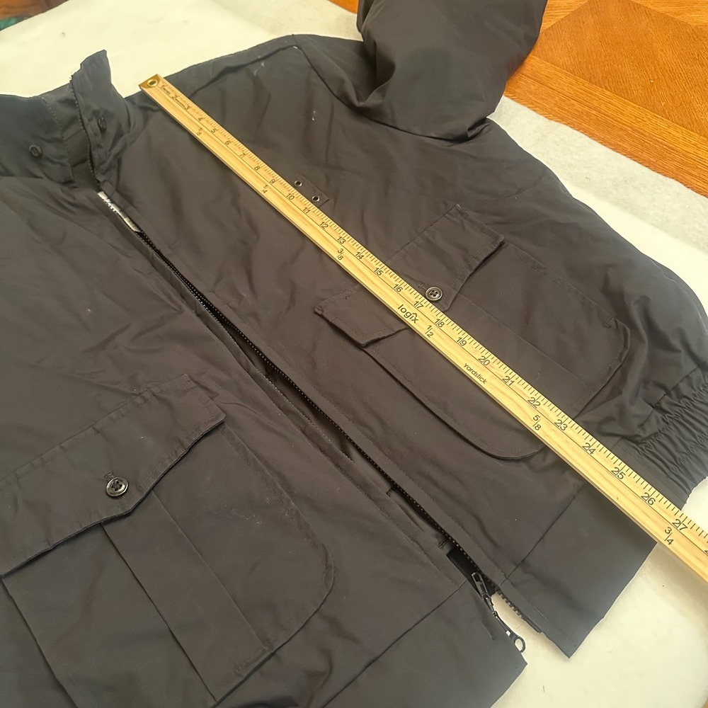 Flying Cross Jacket Mens XL Black Tactical Untility Thinsulate Police Nylon Coat